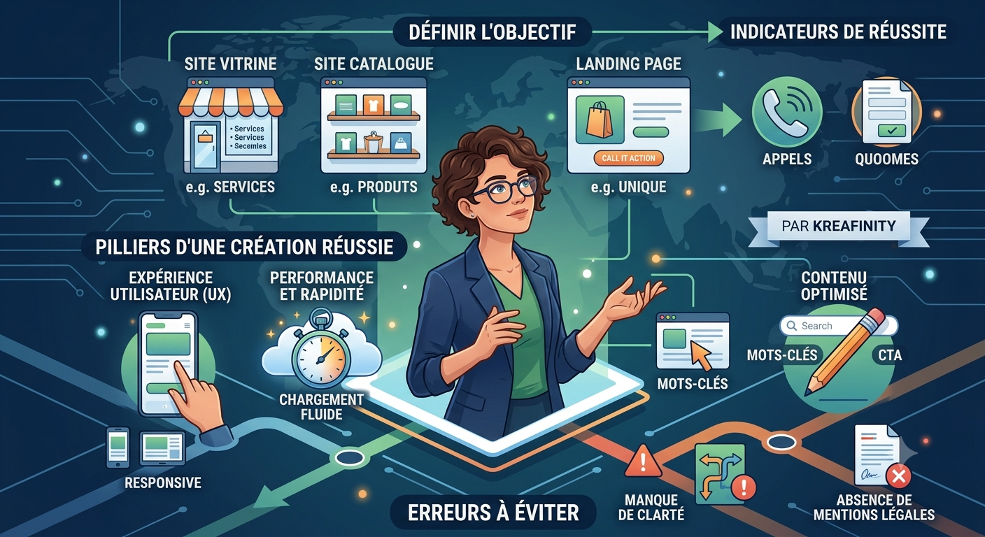 Création de site web : le guide pour réussir votre présence en ligne