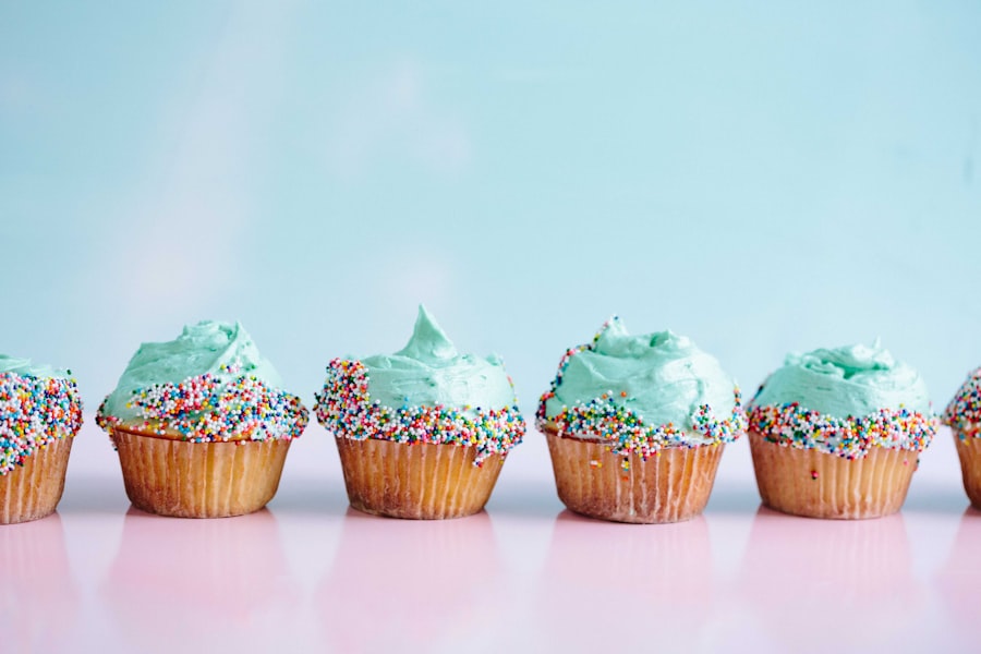 Pâtisseries colorées